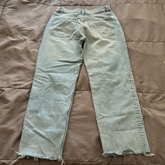 Zara Distress Straight Leg Denim - Picture 2 of 6